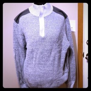 Banana republic grey oversized heavy sweater